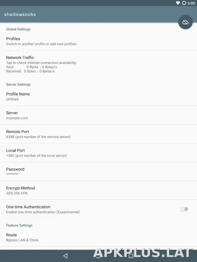Shadowsocks скриншот 5