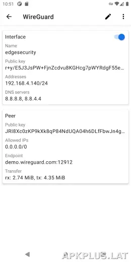 WireGuard скриншот 2